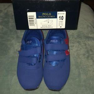 Polo red and blue sneakers. Unisex. Size 10c